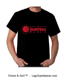 BBCA Basketball/Mens Double Sided T-Shirt Design Zoom